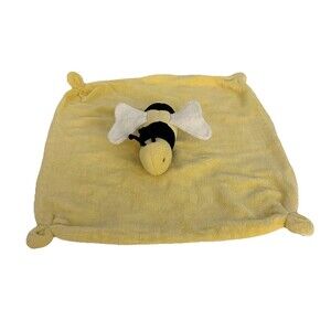 Burts Bees Bumble Bee Lovey Organic Cotton Yellow Knotted Corners